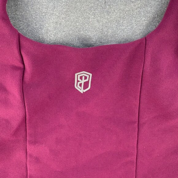 Born Primitive NWOT Extend Longline Sports Bra Crop Top in Magenta Size Medium - Picture 5 of 11